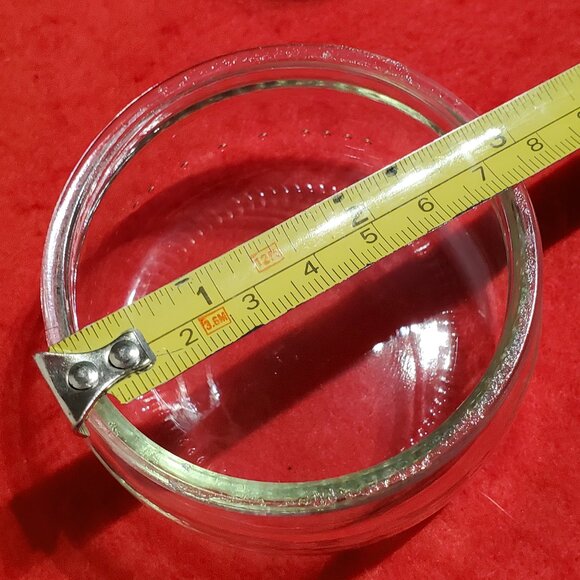 8 Piece Glass Wax Candle Holders - Containers - Mint As New Condition - Picture 3 of 5